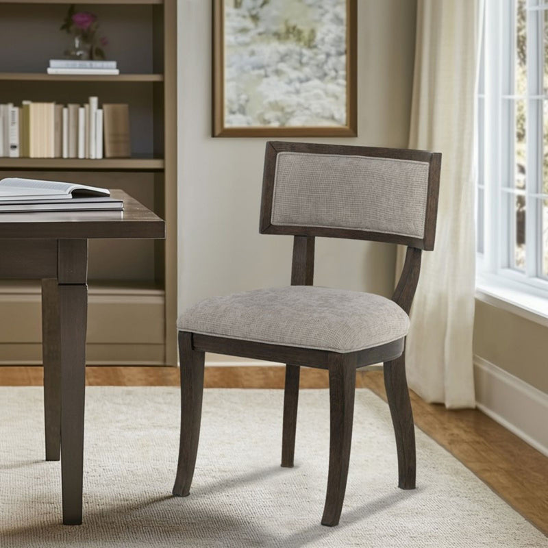 Marie - Upholstered Dining Chair (Set of 2) - Beige - R&R Furniture Gallery (Fountain Valley, CA)