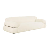 Leyla - Boucle Sofa - Cream - R&R Furniture Gallery (Fountain Valley, CA)