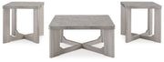 Garnilly - Occasional Table Set (Set of 3) - Whitewash - R&R Furniture Gallery (Fountain Valley, CA)