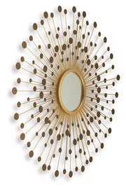 Morwenna - Accent Mirror - Bronze / Gold Finish - R&R Furniture Gallery (Fountain Valley, CA)