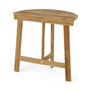Outdoor 3 Piece Half Round Folding Bistro Set - R&R Furniture Gallery (Fountain Valley, CA)