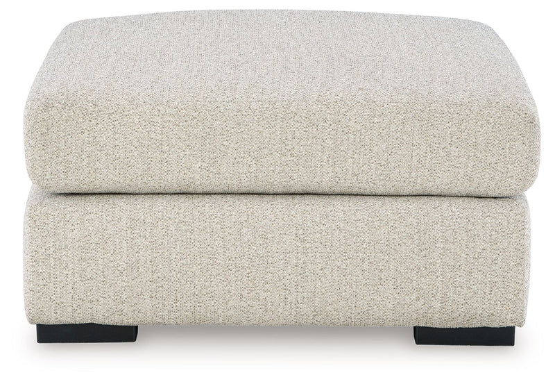 LaureLGrove - Oversized Accent Ottoman - Pebble - R&R Furniture Gallery (Fountain Valley, CA)