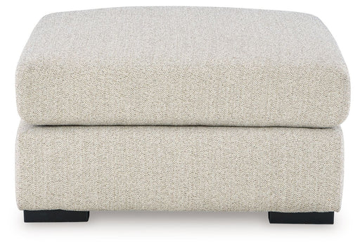 LaureLGrove - Oversized Accent Ottoman - Pebble - R&R Furniture Gallery (Fountain Valley, CA)