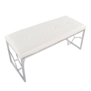 Lumi Source Constellation elegant contemporary upholstered bench with a sleek design and plush cushioning, ideal for modern interiors.