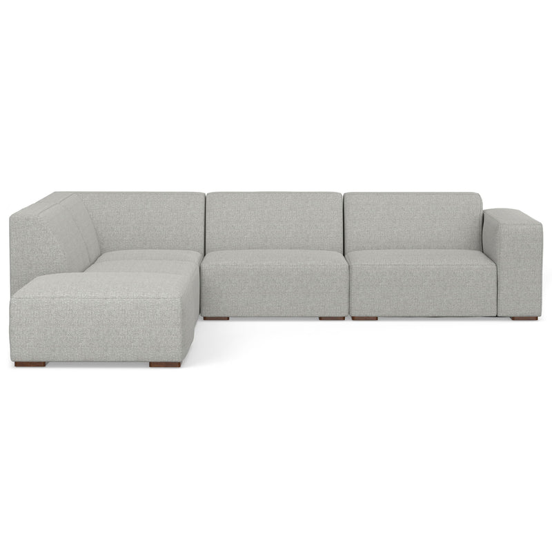 Rex - Handcrafted Sectional Sofa And Ottoman - R&R Furniture Gallery (Fountain Valley, CA)