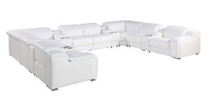 1116 - 12-Piece U-Shaped Sectional Sofa In With 4 Power Recliners & Power Headrests
