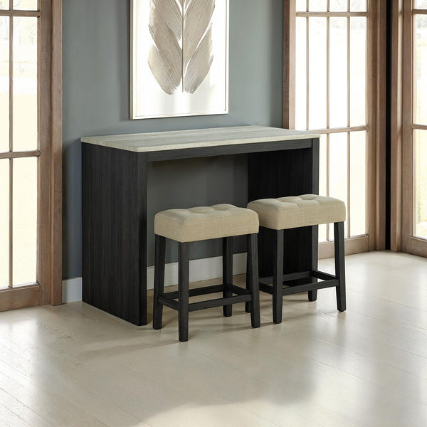 Zanaide - 3 Pc. Counter Ht. Table Set w/ USB
