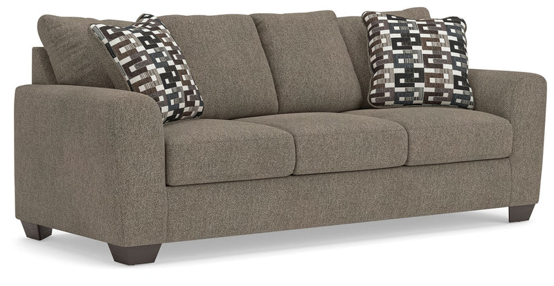 Triston-Peaks - Sofa - Suede - R&R Furniture Gallery (Fountain Valley, CA)