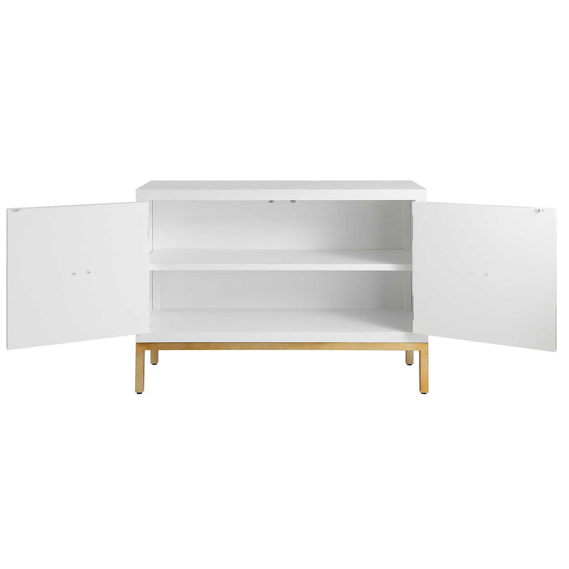 Uttermost Aiken accent cabinet with modern design, featuring a sleek wood finish and stylish hardware for versatile home decor.