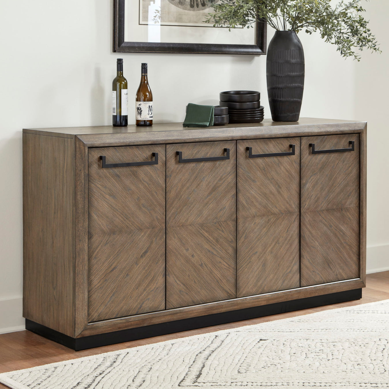 Cedar Fork - Dining Sideboard - Smoked Arabica - R&R Furniture Gallery (Fountain Valley, CA)