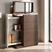 Gamma Torino - Modern 2-Tone Oak 4-Drawer Multi-Chest — view 3
