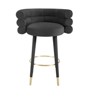 Betty - Velvet Barstool - R&R Furniture Gallery (Fountain Valley, CA)