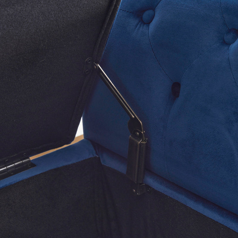 Luxurious Multifunctional Storage Ottoman Bench With Pillow - R&R Furniture Gallery (Fountain Valley, CA)