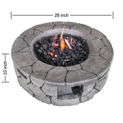 Reinforced - Outdoor Fire Pit Versatile Design - R&R Furniture Gallery (Fountain Valley, CA)