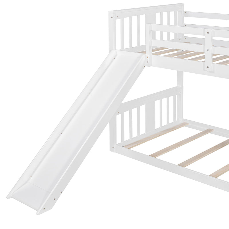 Bunk Bed With Convertible Ladder And Slide - R&R Furniture Gallery (Fountain Valley, CA)