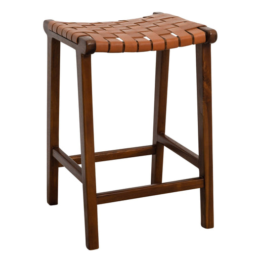 James - Mid-Century Modern Genuine Counter Stool - R&R Furniture Gallery (Fountain Valley, CA)