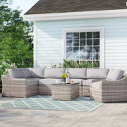 Stylish Sofa Seating Group With Cushions Perfect For Outdoor Gatherings - R&R Furniture Gallery (Fountain Valley, CA)