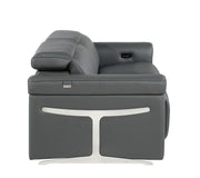 1126 - Top Grain Power Reclining Italian Leather Sofa - R&R Furniture Gallery (Fountain Valley, CA)