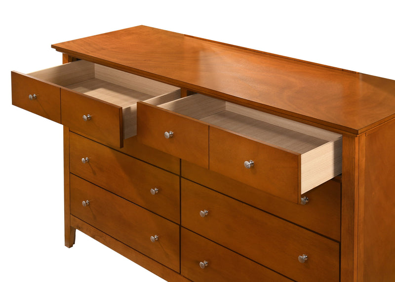 Glory Furniture Hammond elegant casual dresser with multiple drawers, ideal for bedroom or living room storage.