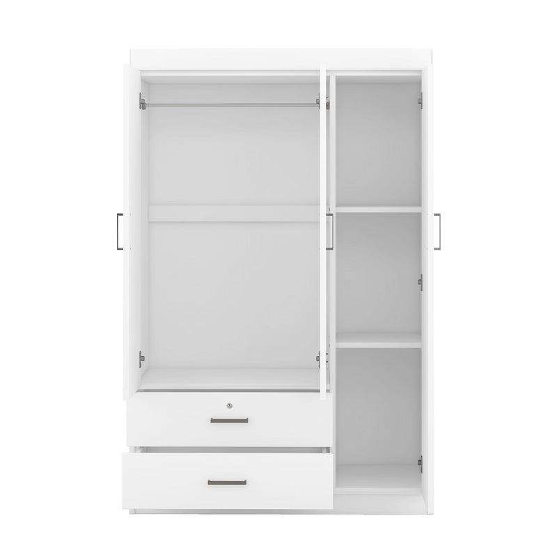 3 Door Wardrobe With 2 Drawers - R&R Furniture Gallery (Fountain Valley, CA)