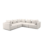 Hangover - 5-Piece Modular L-Sectional - Cream