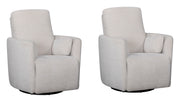 Turner - Manual Swivel Glider Recliner (Set of 2) - R&R Furniture Gallery (Fountain Valley, CA)