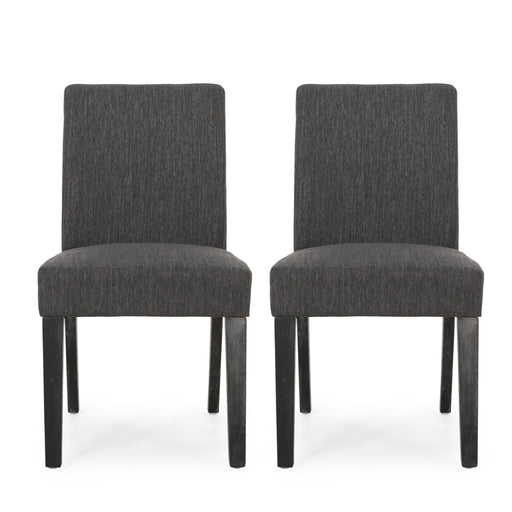 Contemporary Dining Chair With Upholstered Seating And Tapered Legs - R&R Furniture Gallery (Fountain Valley, CA)