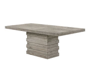 Faustine - Dining Table - Salvaged Light Oak - R&R Furniture Gallery (Fountain Valley, CA)
