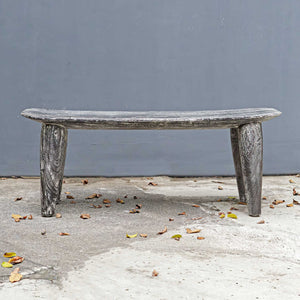 Fade To Black - Wood Bench - Black / White