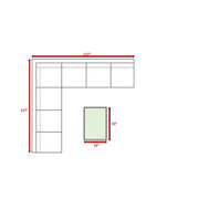 Comfortable Modern Patio Rattan Sectional Set With Cushions - R&R Furniture Gallery (Fountain Valley, CA)