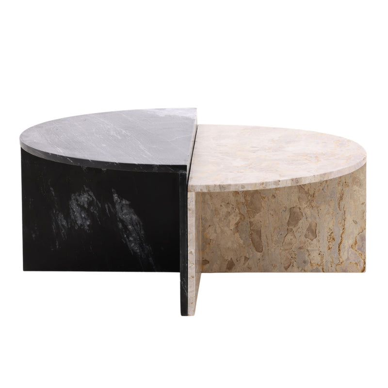 Harrington - Coffee Table (Set of 2) - Black And Cream