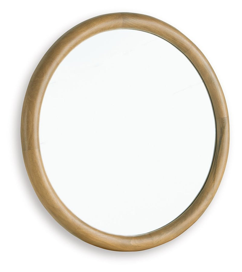 Yadiel - Accent Mirror - Brown - R&R Furniture Gallery (Fountain Valley, CA)