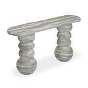 Hyre - Indoor / Outdoor Concrete Console Table - Faux Stone - R&R Furniture Gallery (Fountain Valley, CA)