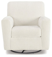 Herstow - Swivel Glider Accent Chair - R&R Furniture Gallery (Fountain Valley, CA)
