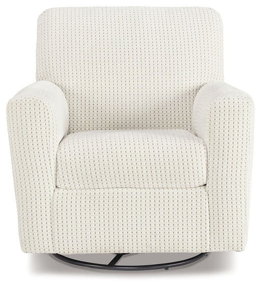 Herstow - Swivel Glider Accent Chair - R&R Furniture Gallery (Fountain Valley, CA)