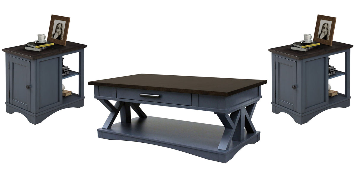 Americana Modern - Cocktail Table Set - R&R Furniture Gallery (Fountain Valley, CA)