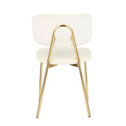 Set of two Lumi Source Contemporary Glam chairs with plush upholstery and sleek design, perfect for modern living spaces.