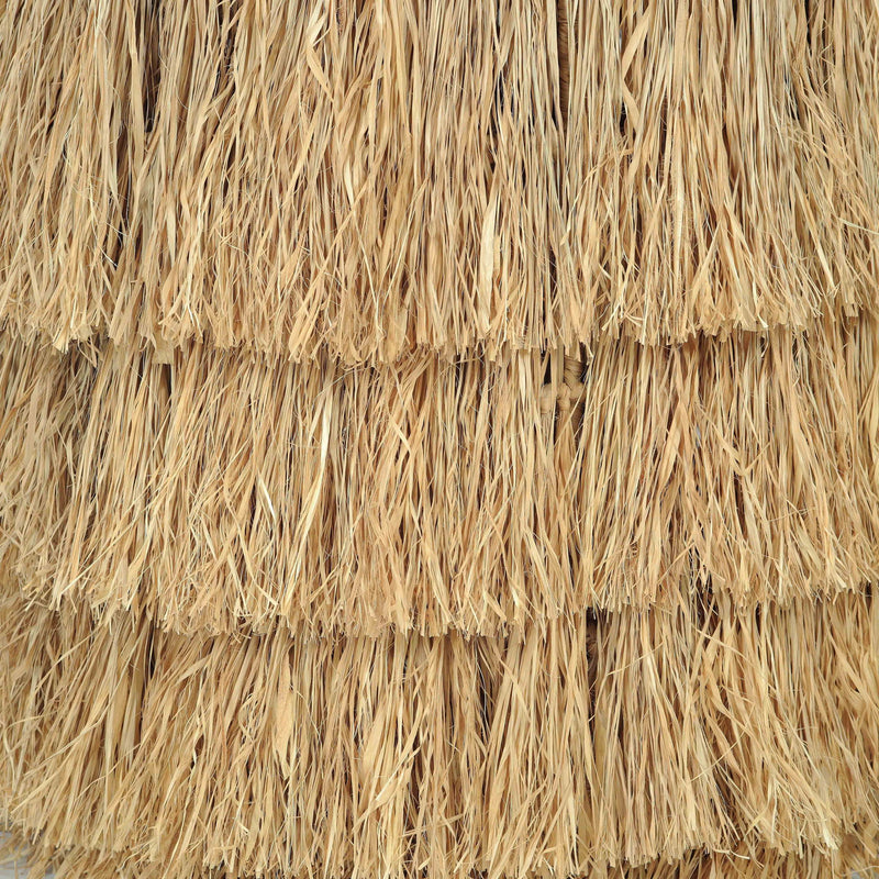 Luau - Rattan Round End Table - Natural - R&R Furniture Gallery (Fountain Valley, CA)