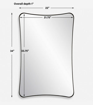 Loudon - Vanity Mirror - Black