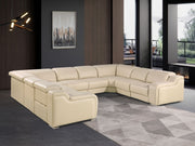 1116 - 8-Piece U-Shaped Sectional Sofa In With 4 Power Recliners & Power Headrests - R&R Furniture Gallery (Fountain Valley, CA)