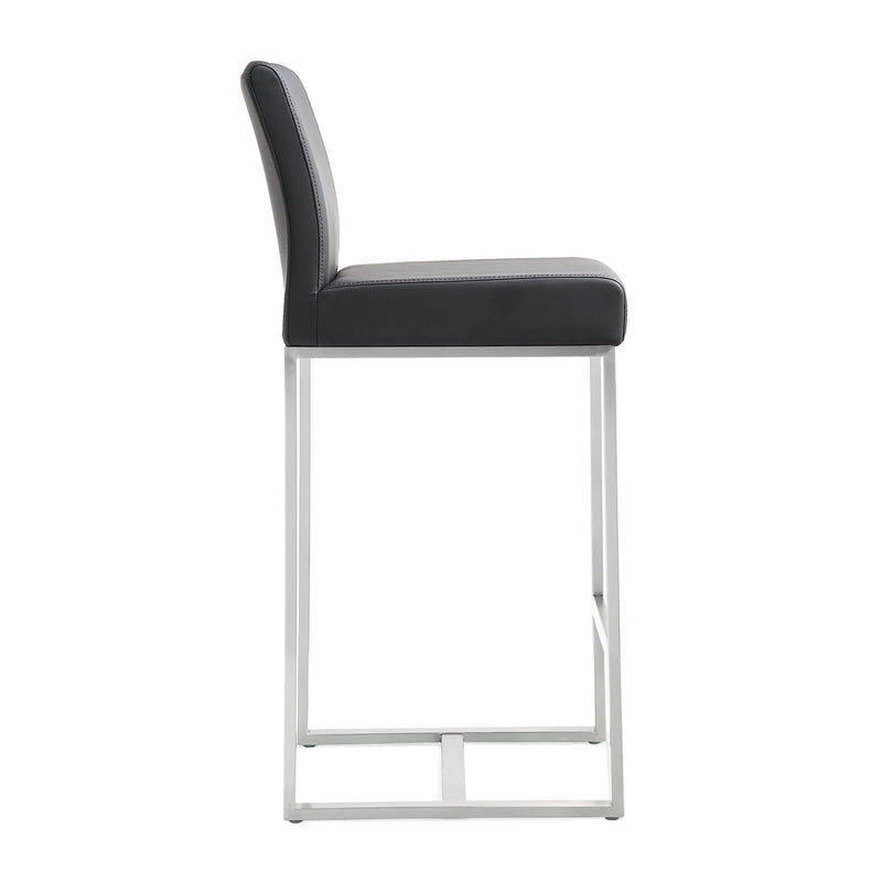 Denmark - Stainless Steel Counter Stool (Set of 2) - R&R Furniture Gallery (Fountain Valley, CA)