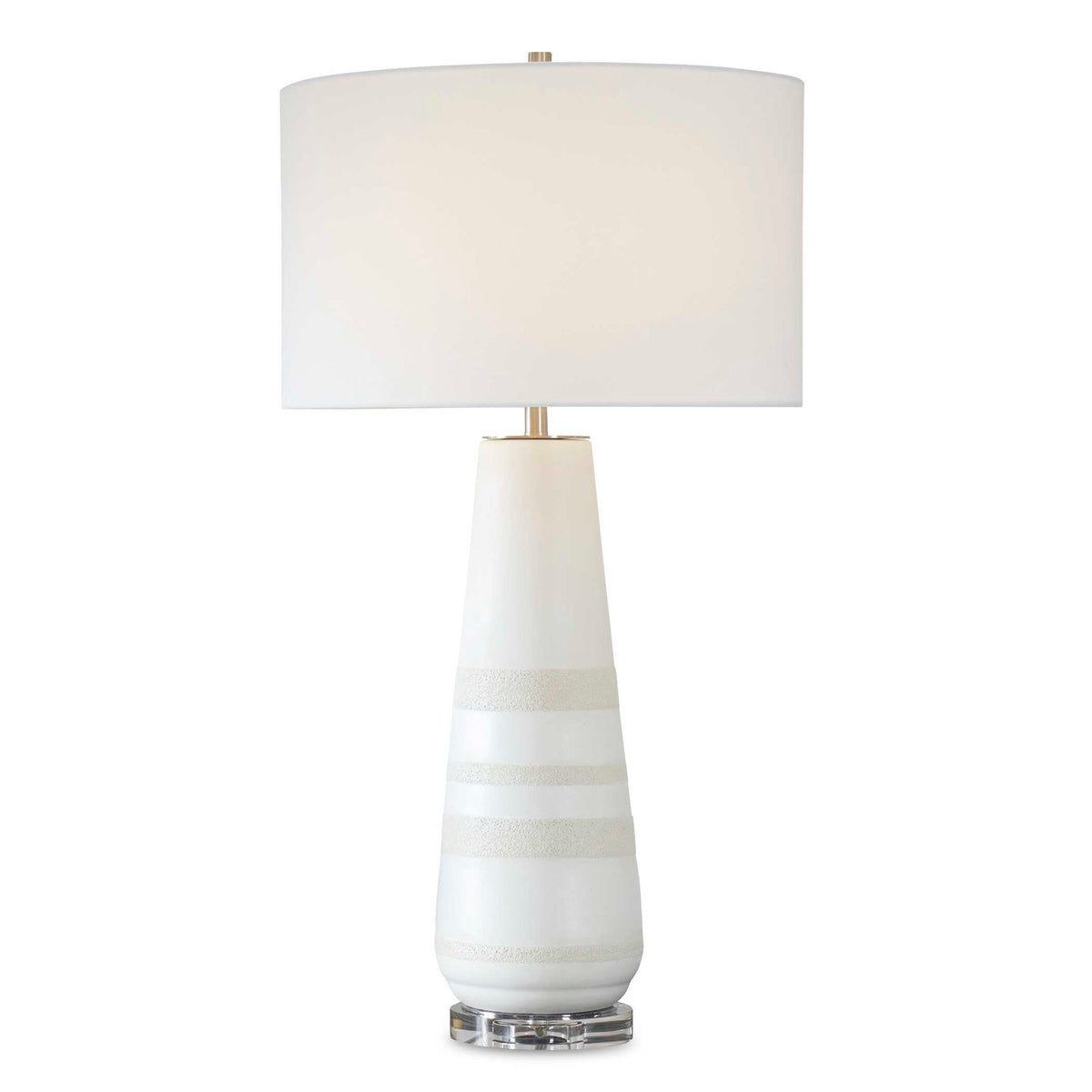 Santino - Crackled Ivory Table Lamp