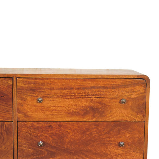 Large Curved Chest - Chestnut - R&R Furniture Gallery (Fountain Valley, CA)