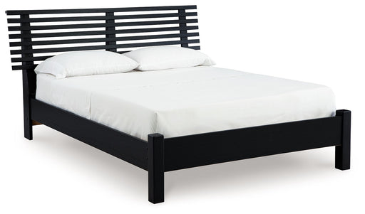 Danziar - Slat Panel Bed With Low Footboard - R&R Furniture Gallery (Fountain Valley, CA)