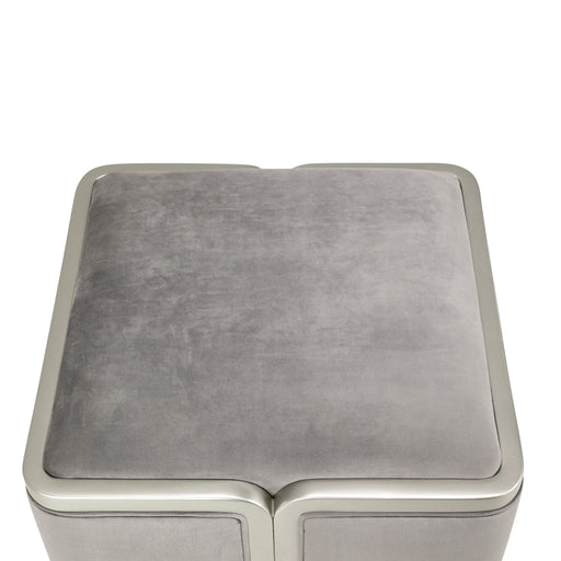 Linea - Ottoman - Gray Pearl / SilverMist - R&R Furniture Gallery (Fountain Valley, CA)