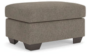 Triston-Peaks - Ottoman - Suede - R&R Furniture Gallery (Fountain Valley, CA)
