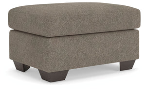 Triston-Peaks - Ottoman - Suede - R&R Furniture Gallery (Fountain Valley, CA)