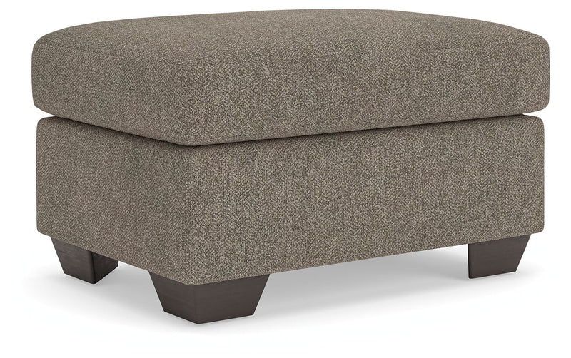 Triston-Peaks - Ottoman - Suede - R&R Furniture Gallery (Fountain Valley, CA)