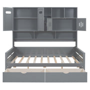 Daybed With All-In-One Cabinet And Shelf - R&R Furniture Gallery (Fountain Valley, CA)