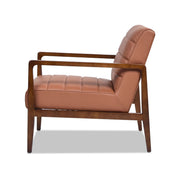 Kenneth - Modern Transitional Lounge Accent Chair - Brown - R&R Furniture Gallery (Fountain Valley, CA)